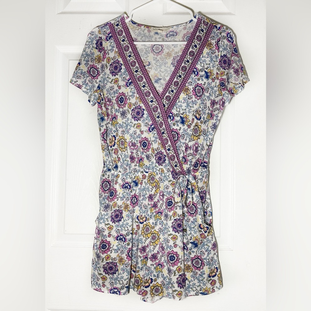 Bebop be you be free women’s Romper Jumpsuit, Short sleeve‎ Sz S